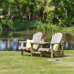 Zest4Leisure Wooden Lily Relax Double Seat